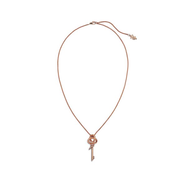 Toxse Keys Woven Diamonds Medium Necklace
