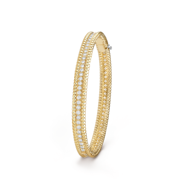 Toxse Perlée Diamonds One Row Bracelet