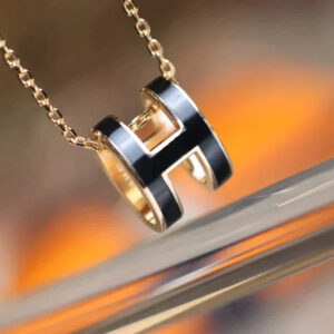 POP H PEDANT PINK GOLD