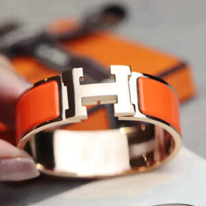 H BRACELET 18MM PINK GOLD