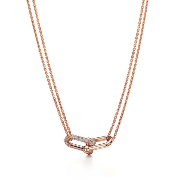Toxse HardWear Double Link Diamond Necklace