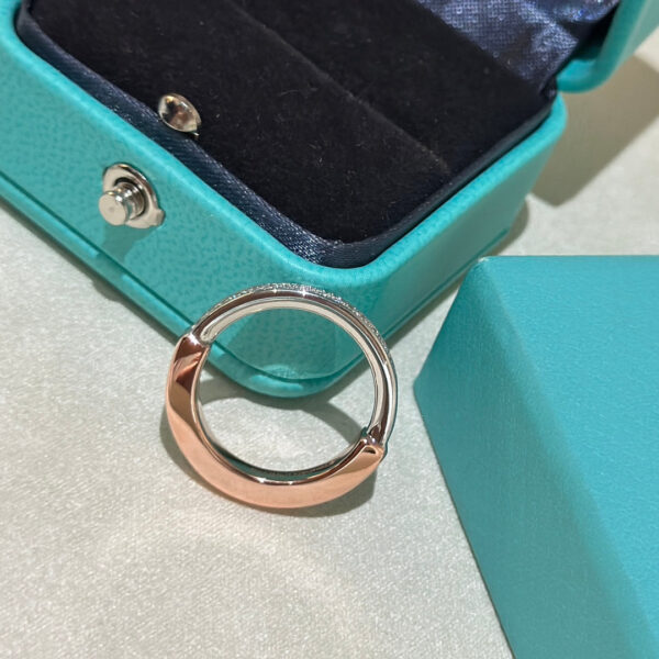 Toxse Lock Diamond Rose Gold Ring - Image 5